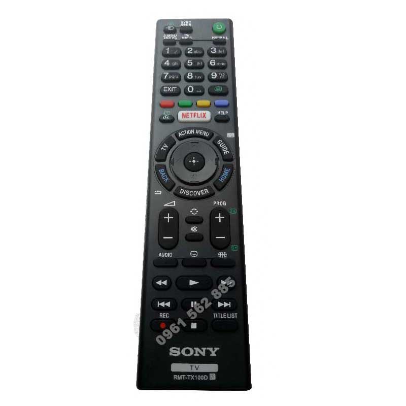 Remote Tivi SONY Smart Internet-Model TX100