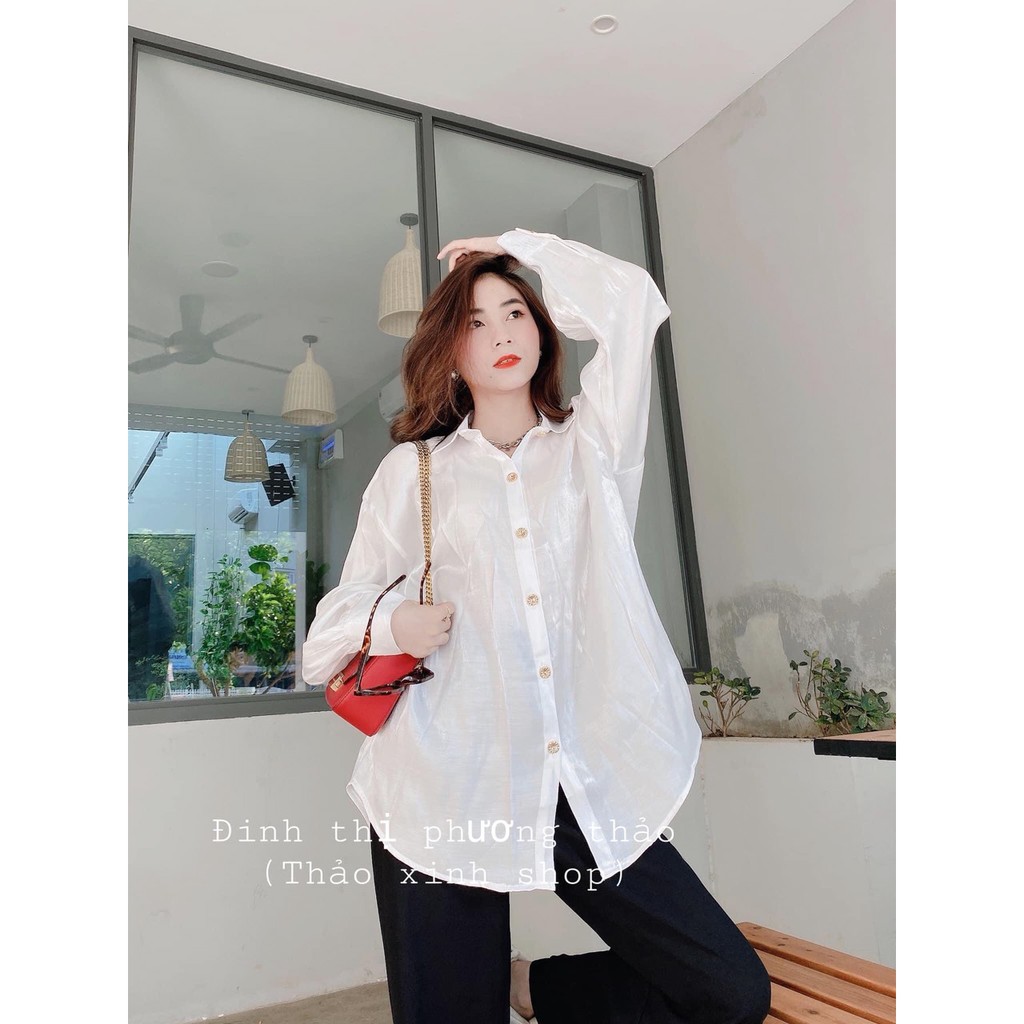 SET QUẦN SUÔNG + SƠ MI TAY DÀI