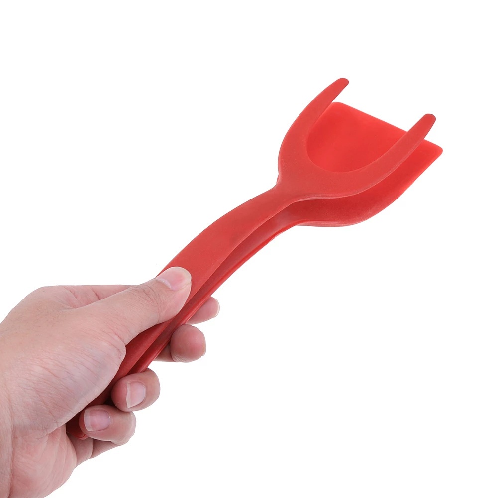 Xẻng Chiên Trứng / Pizza / Bít Tết Bằng Silicone 2 Trong 1 Chống Dính Tiện Dụng Cho Nhà Bếp
