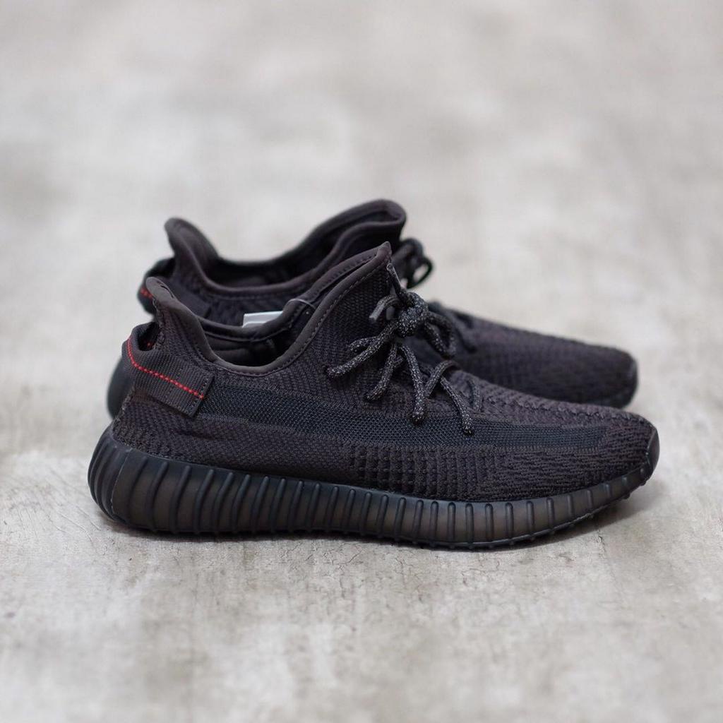Giày Thể Thao Sneakers YZ 350 V2 STATIC Black ĐEN Phản Quang Dây Và Gót Cực đẹp Cho Cả Nam Và Nữ