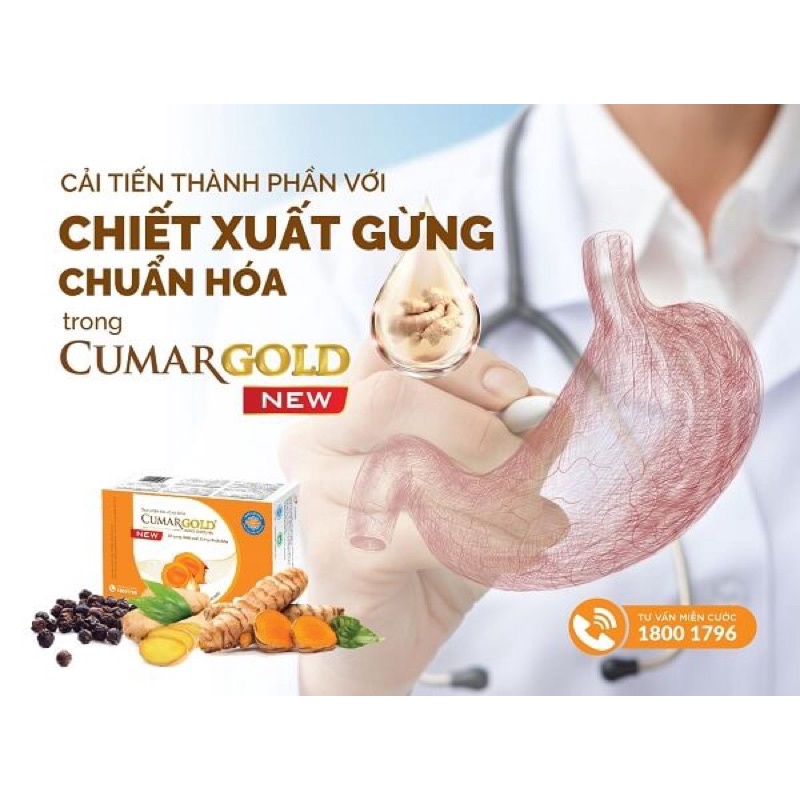 Cumargold - Cumagold new hỗ trợ dạ dày