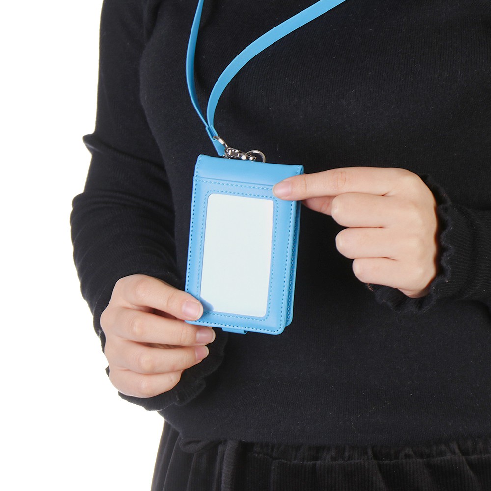 Ví Đựng Thẻ Bằng Da Pu Phối Kim Loại Đa Năng Cho Nam Nữ Ốp | BigBuy360 - bigbuy360.vn