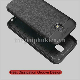 Ốp lưng samsung j7 pro silicon giả da,chống sốc auto Focus