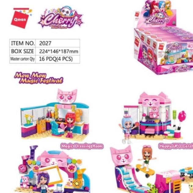 XẾP HÌNH QMAN 2027: LÊZ HỘI ÂM NHẠC 4in1  toy.garden