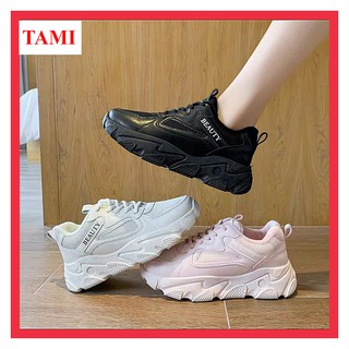 Giày thể thao tăng chiều cao sneaker nữ thời trang hàn quốc 2021 chính hãng hàng hiệu cao cấp TAMI-AD0042
