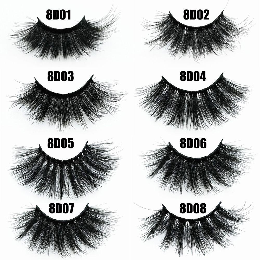 1 Cặp Lông Mi Giả MIH SKONHED 8D Trang Điểm Thủ Công