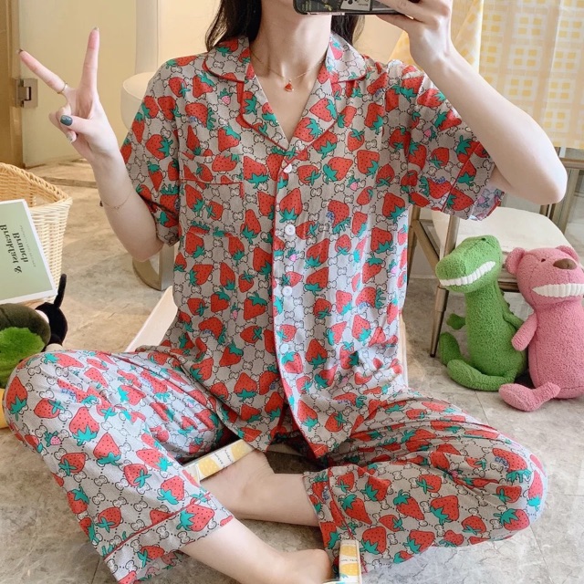 Pijama Lanh Lụa pijama mặc nhà sau sinh vải lanh [ Tay ngắn - quần dài]