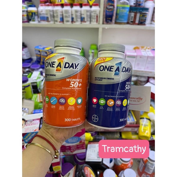 one a day women 50 -one day men 50 bổ dành cho nữ trên 50 tuối