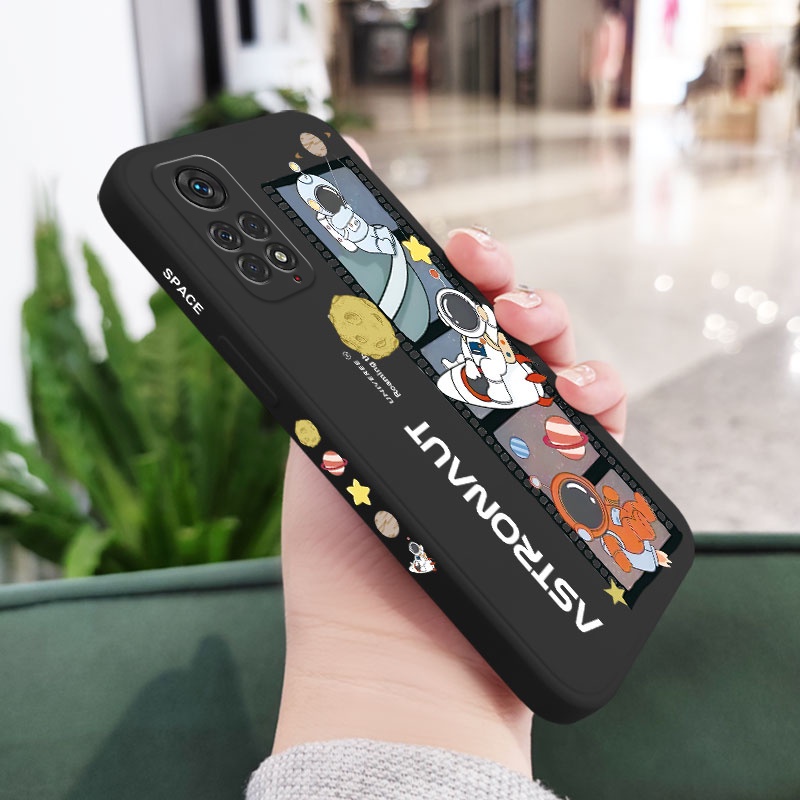 Ốp Điện Thoại In Hình Phi Hành Gia Sáng Tạo Cho Xiaomi Redmi Note 11 11S Pro Plus + 4G 5G