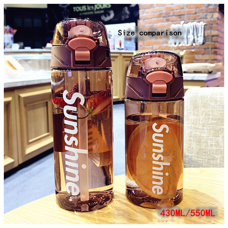 BÌnh đựng nước bằng nhựa nhiều màu tùy chọn phong cách Hàn Quốc | BigBuy360 - bigbuy360.vn