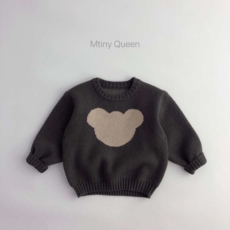Áo Len Mặt Mickey Cho Bé Trai, Bé Gái- Chất Liệu Len Cao Cấp Hãng Mtiny Queen-2 màu