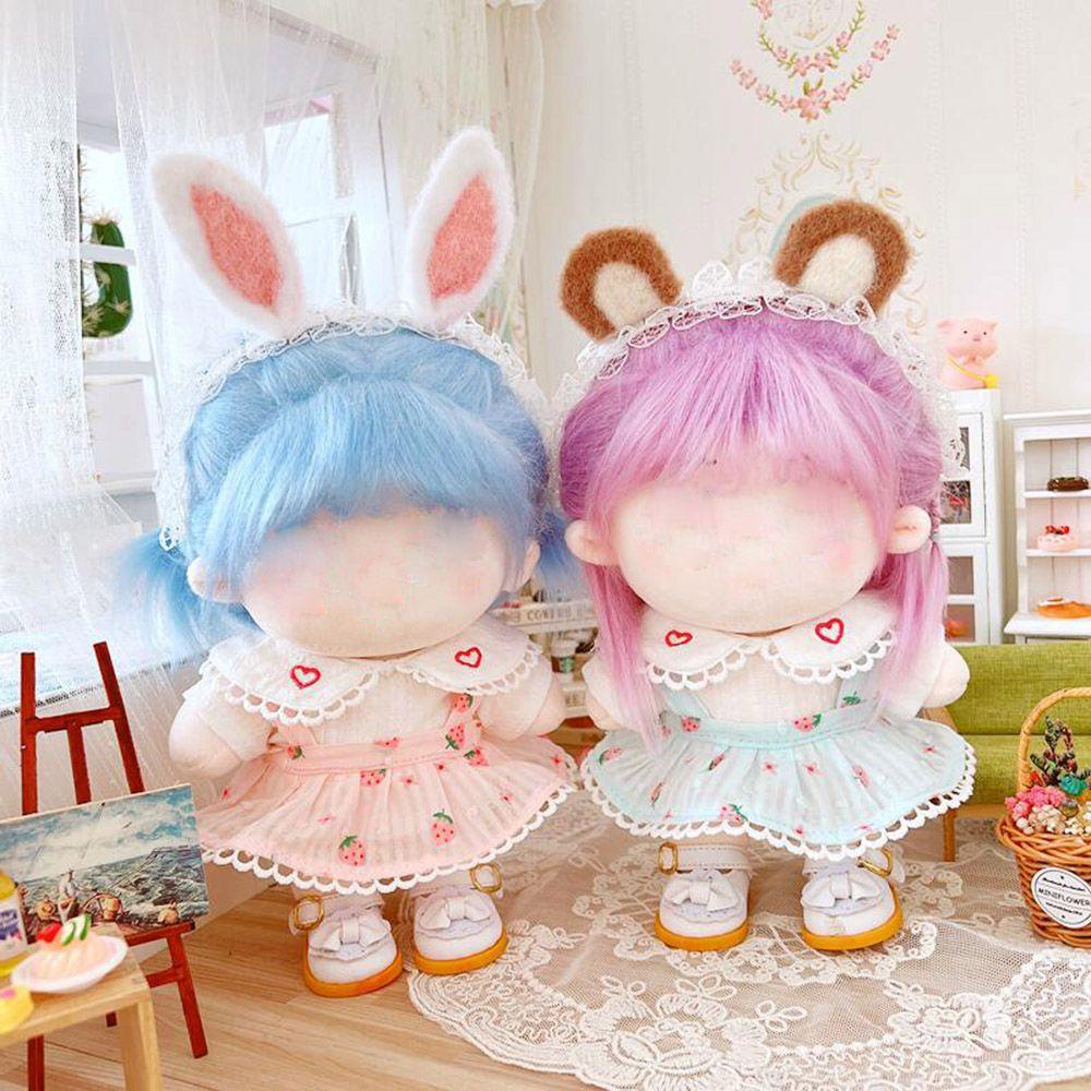 RAINBOW Set Áo Sơ Mi Và Đầm Yếm Thiết Kế Xinh Xắn Cho Bé Gái