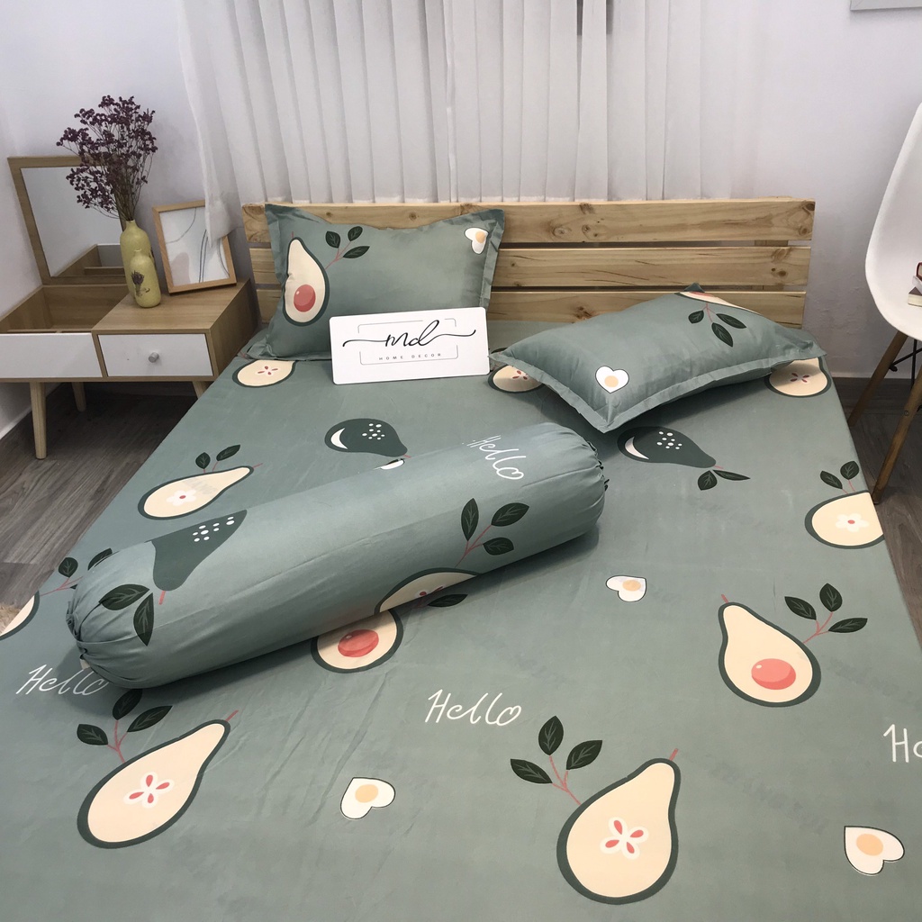 Drap Giường  Bộ Ga Gối (Ga Trải Giường) Cotton Poly  Mềm Mịn 💞 Drap + 2 Vỏ Gối Hot Trend 2021 | BigBuy360 - bigbuy360.vn