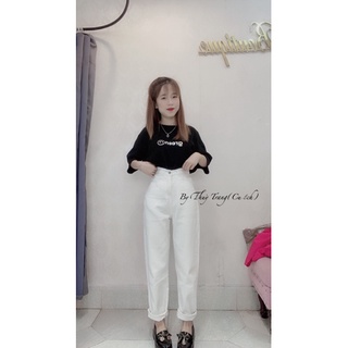 quần baggy trơn(ảnh thật shop chụp)