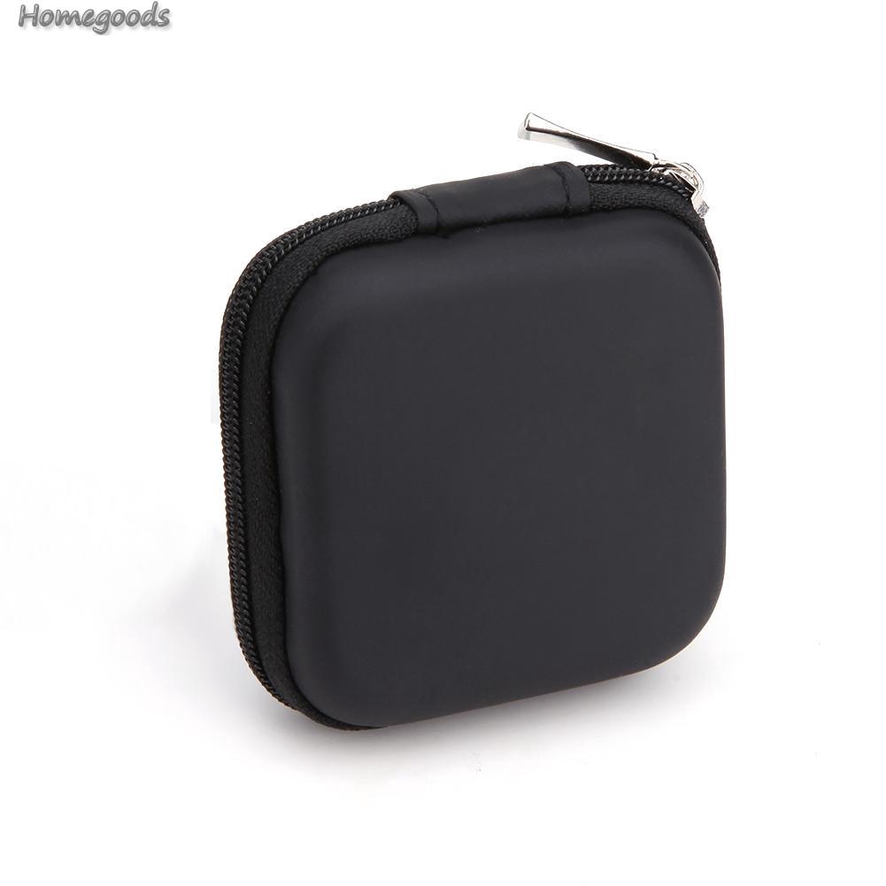 Good Shop❁New Mini Square EVA Case Headset Bluetooth Earphone Cable Storage Box