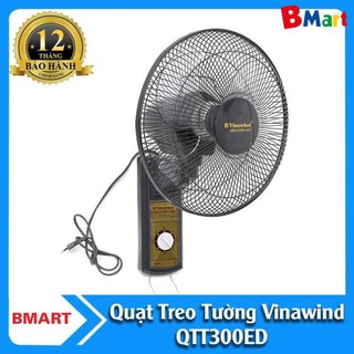 QUẠT TREO TƯỜNG MINI VINAWIND ĐIỆN CƠ THỐNG NHẤT QTT300EĐ (CÁNH 300) [ Hàng chính hãng - Bảo hành 12 tháng ]