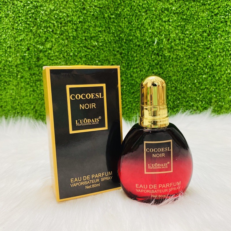 serum tinh dầu dưỡng tóc siêu phục hồi tóc hư tổn - giúp tóc bóng mượt - coco noir red hương nước hoa pháp 80ML0