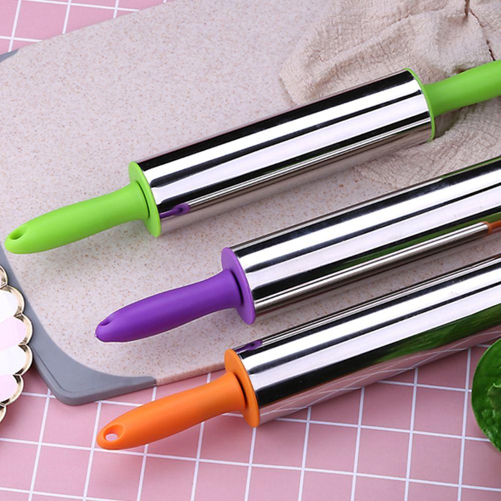 Cây Lăn Bột Làm Bánh Pizza 39CM Bằng Thép Không Gỉ