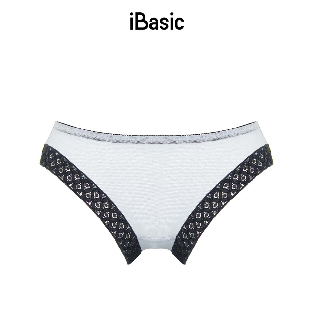 [HĐ 999k tặng 1 túi cói] Quần lót nữ bikini ren lưới iBasic V108