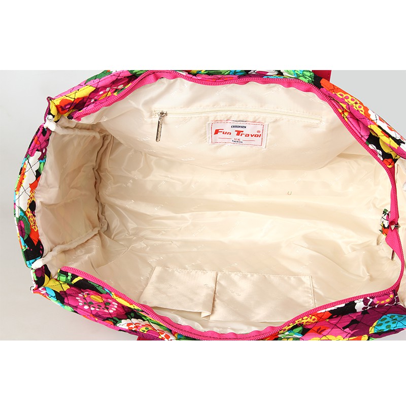 Túi Tote Đeo Vai / Xách Tay Đơn Họa Tiết Hoa Sức Chứa Lớn Thời Trang Cho Nữ