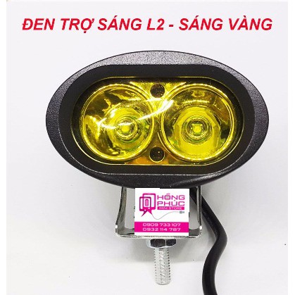 Đèn Led L2 Trợ Sáng Vàng 18w Phá Sương Mù