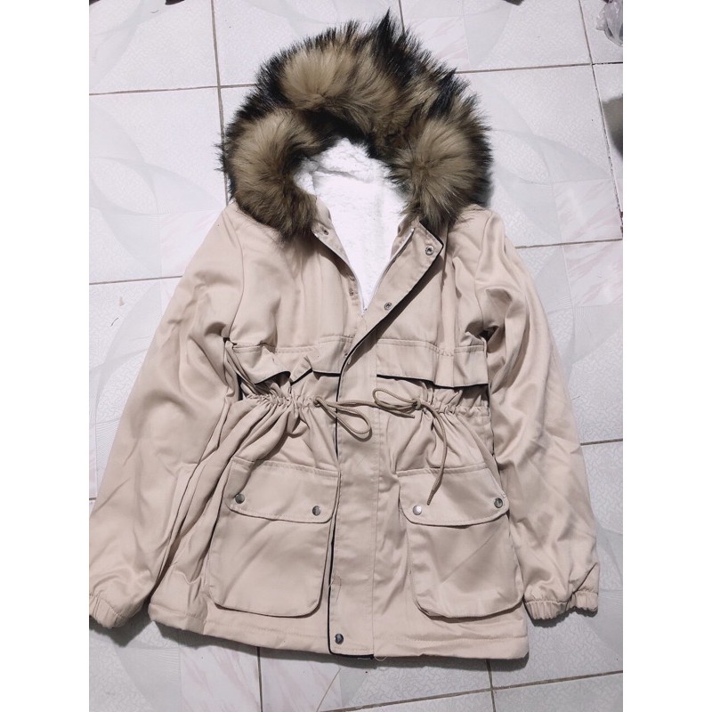 ❤️FREESHIP❤️Áo khoá kaki lót lông mũ lông vừa đẹp vừa ấm .Sỉ 197k | BigBuy360 - bigbuy360.vn