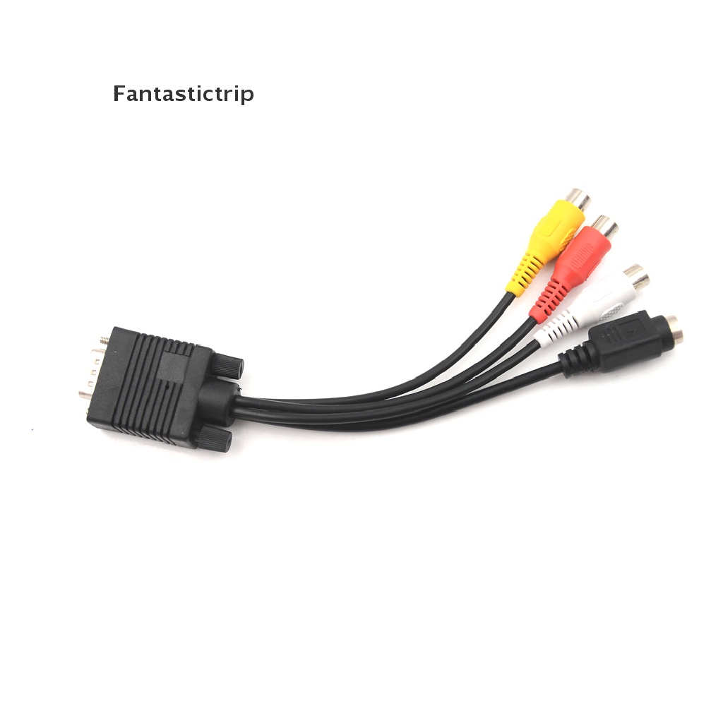 1 Cáp Chuyển Đổi Từ Cổng VGA Sang S-Video 3 RCA