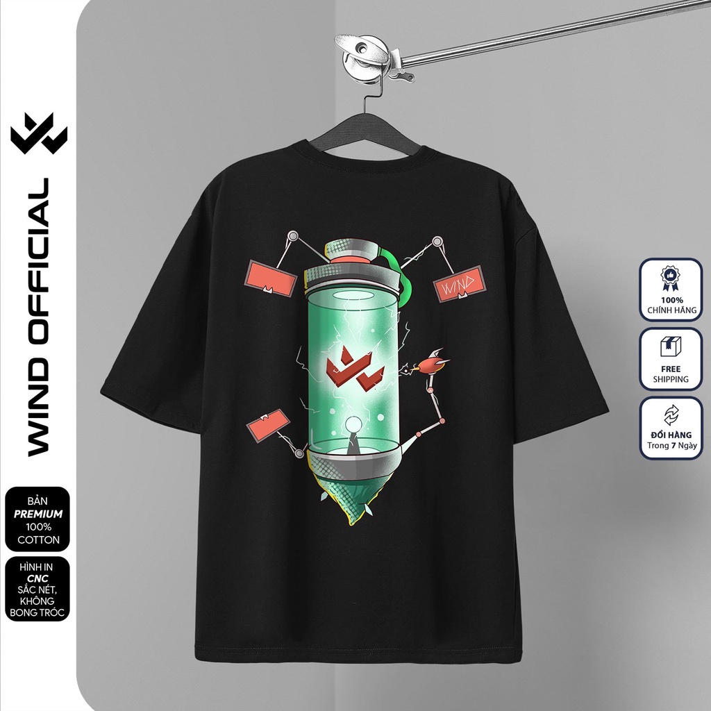 Áo thun tay lỡ unisex form rộng WIIS phông oversize bản Premium TECH nam nữ ulzzang