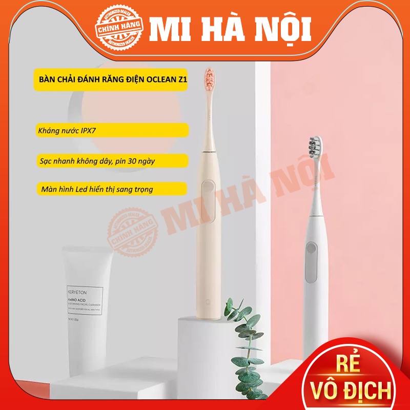 Bàn chải điện thông minh Xiaomi Oclean X màn hình cảm ứng / Oclean Z1 sạc nhanh, kết nối app, chống nước IPX7