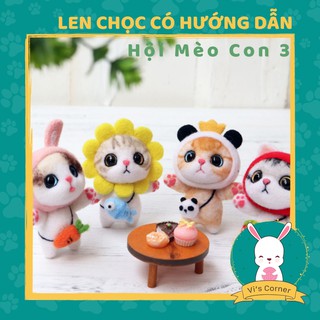 [Len chọc có hướng dẫn] BỘ KIT HỘI MÈO CON 3