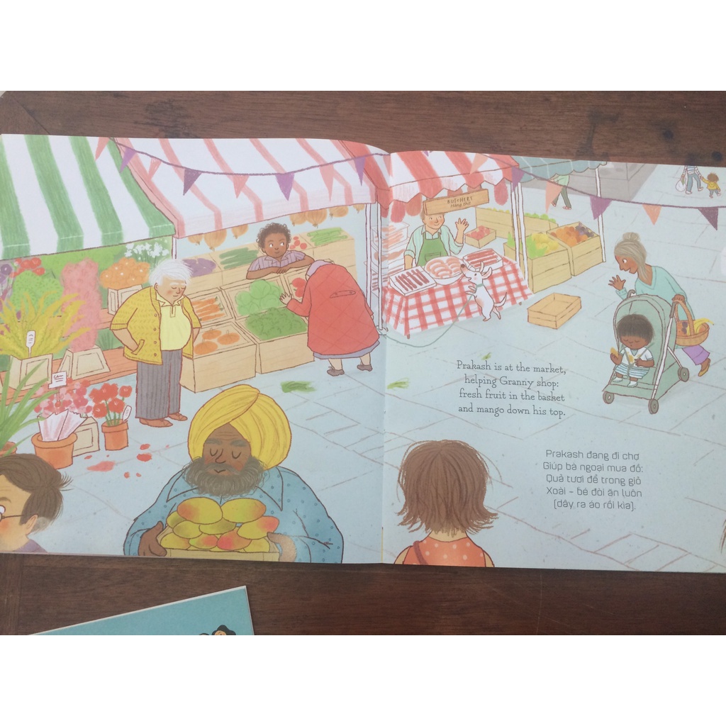 Sách - Song ngữ cho bé - Những em bé đói ngấu