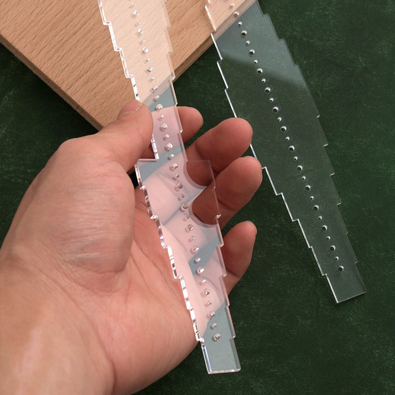 Bộ dụng cụ định vị lỗ thắt lưng da thủ công DIY