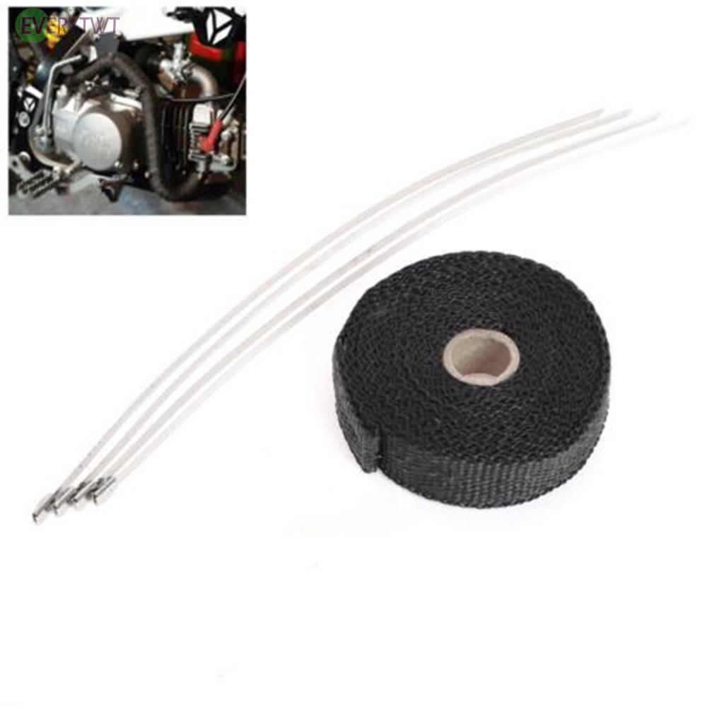 Cuộn Dây Quấn Cổ Pô 25X5M Kèm 4 Dây Thép Không Gỉ