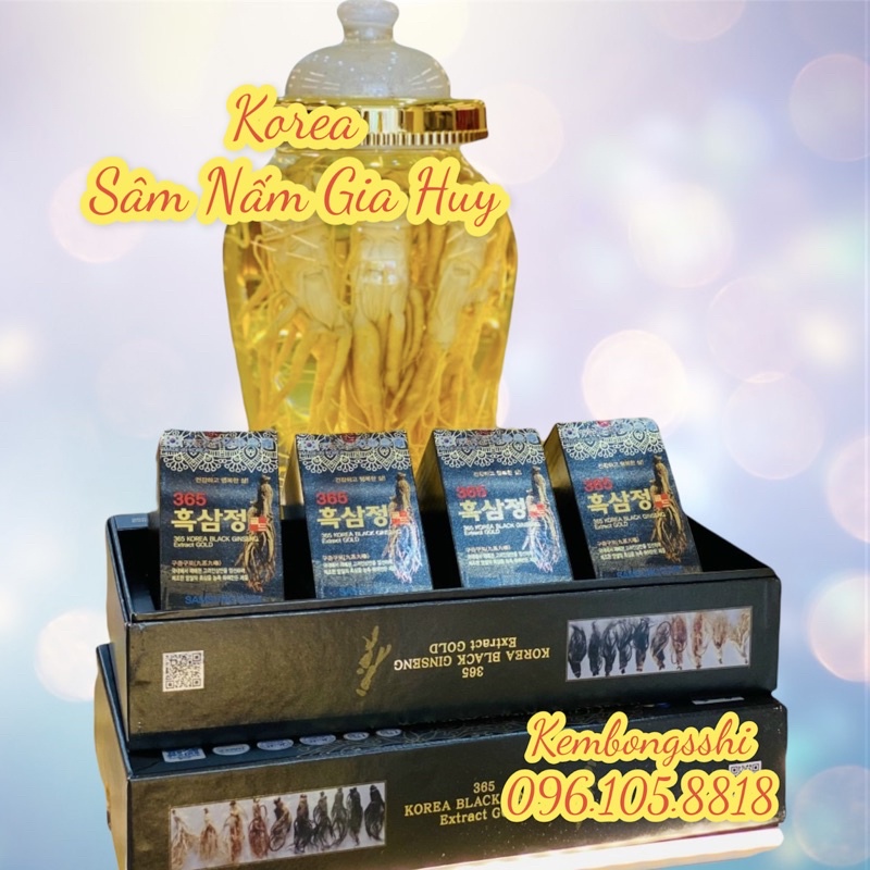 Cao Hắc Sâm 365 HÀN QUỐC cô đặc 100%