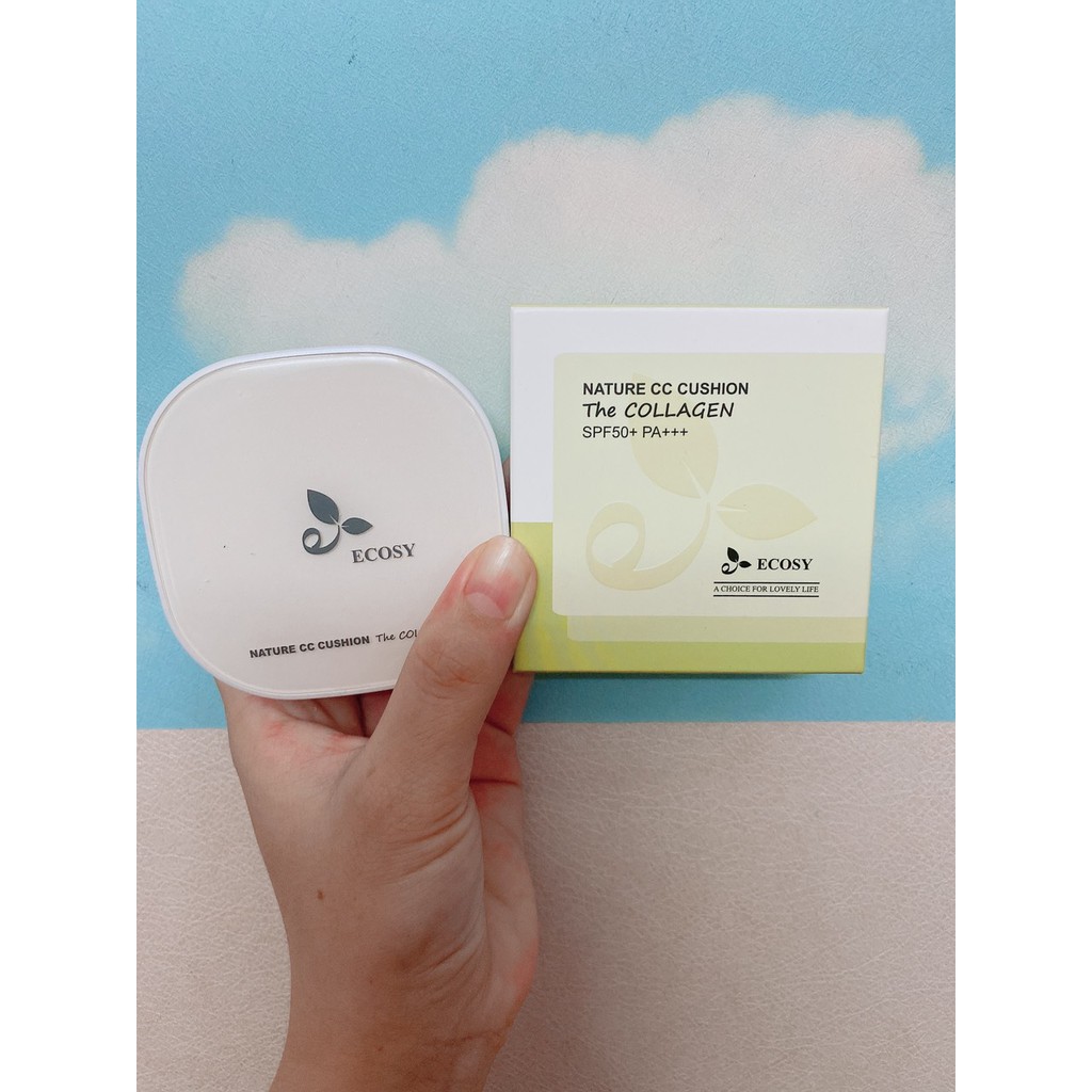 Phấn Nước Ecosy Nature CC Cushion The Collagen Chính Hãng Hàn Quốc | BigBuy360 - bigbuy360.vn