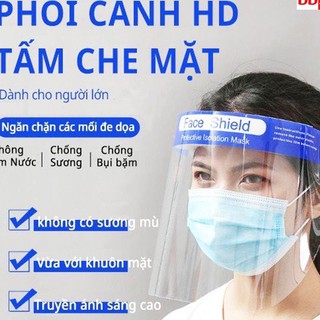 COMBO 100 KÍNH XỐP CHỐNG GIỌT BẮN  - CHỐNG BỤI Face shield ĐỆM XỐP BẢO VỆ AN TOÀN