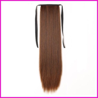 Tóc giả nữ cột buộc thẳng 50cm kèm ảnh thật