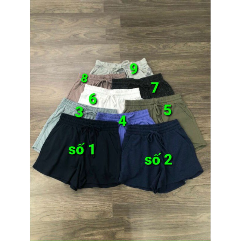 short nhiều màu siêu đẹp siêu rẻ