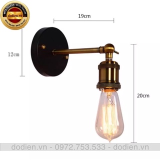 Đèn treo tường - Đèn tường cổ điển đui đồng TG501