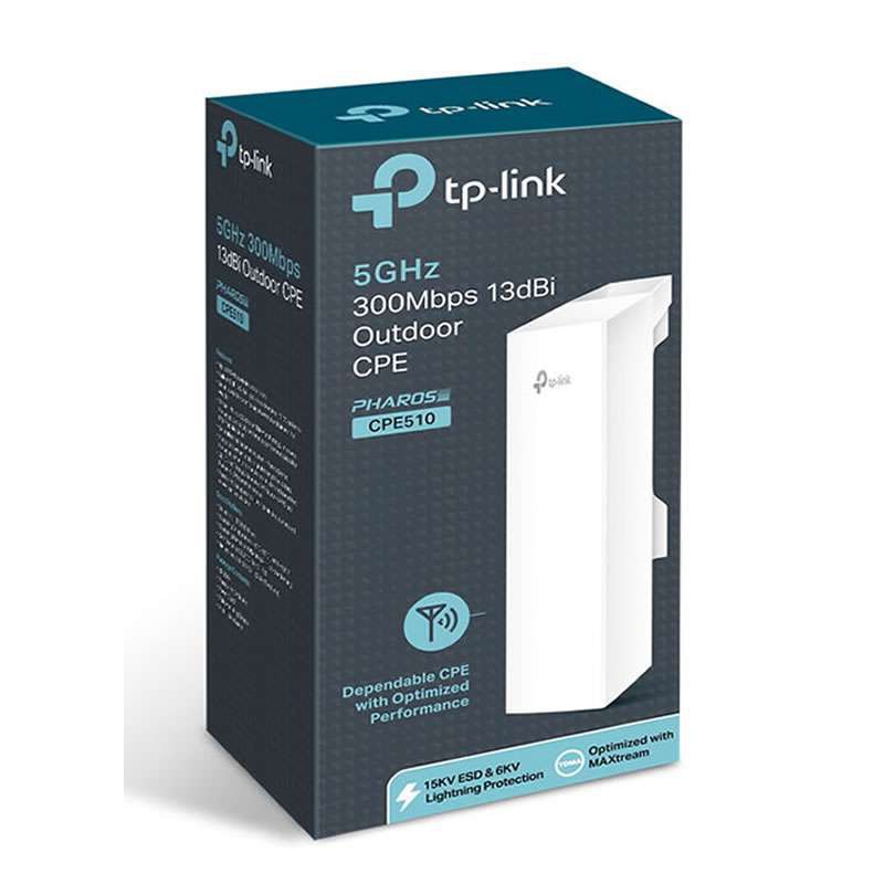 Bộ kích sóng wifi TpLink CPE510 13dBi tốc độ 300Mbps tần số 5GHz. Chính hãng, BH 24 tháng