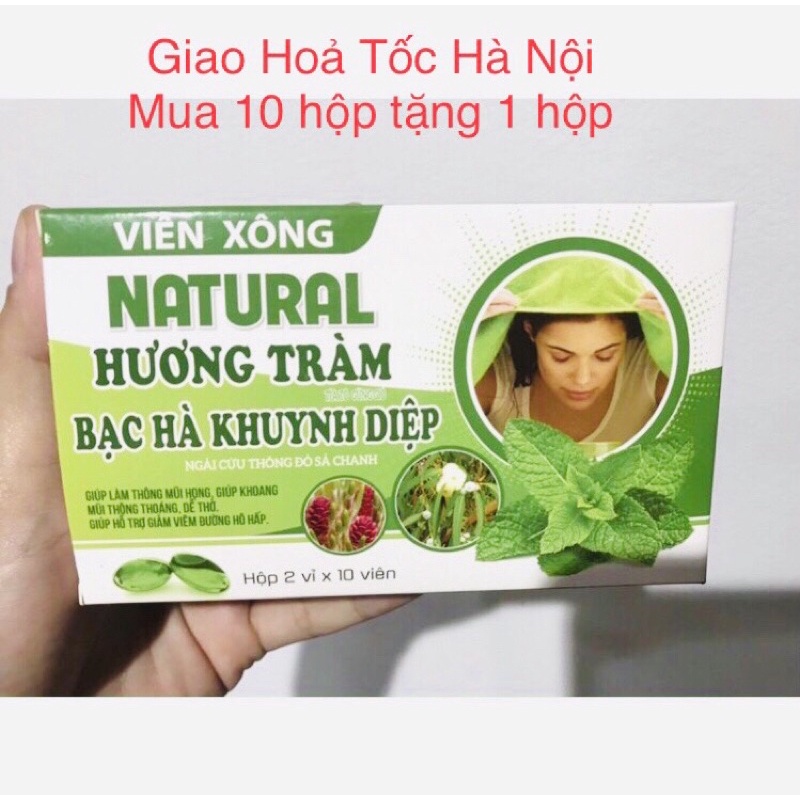{Chính Hãng} Viên xông Hương Tràm (hỗ trợ giảm viêm đường hô hấp)