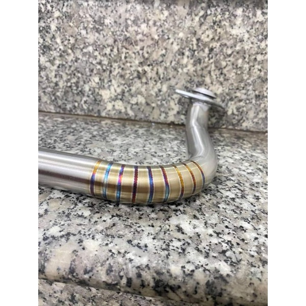 Cổ pô vario 2018-21 click 2018-21 inox 304 mối hàng titan