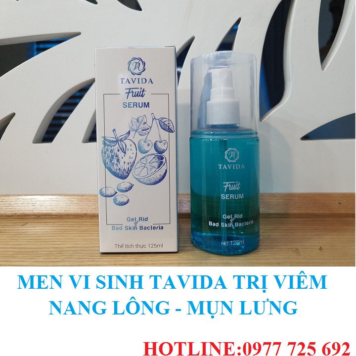 MEN VI SINH TAVIDA HẾT MỤN LƯNG, VIÊM NANG LÔNG, MẨN NGỨA