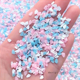 Miếng trang trí đám mây cute cloudy G37/ Cốm đất sét / Nguyên liệu slime resin trang trí