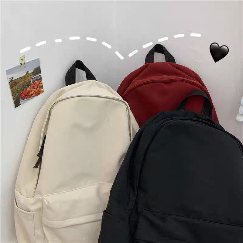 Balo Nam Nữ ULZZANG Hàn Quốc Thời Trang Basic Đi Học Đi Chơi Du Lịch Giá Rẻ Dễ Thương BL01