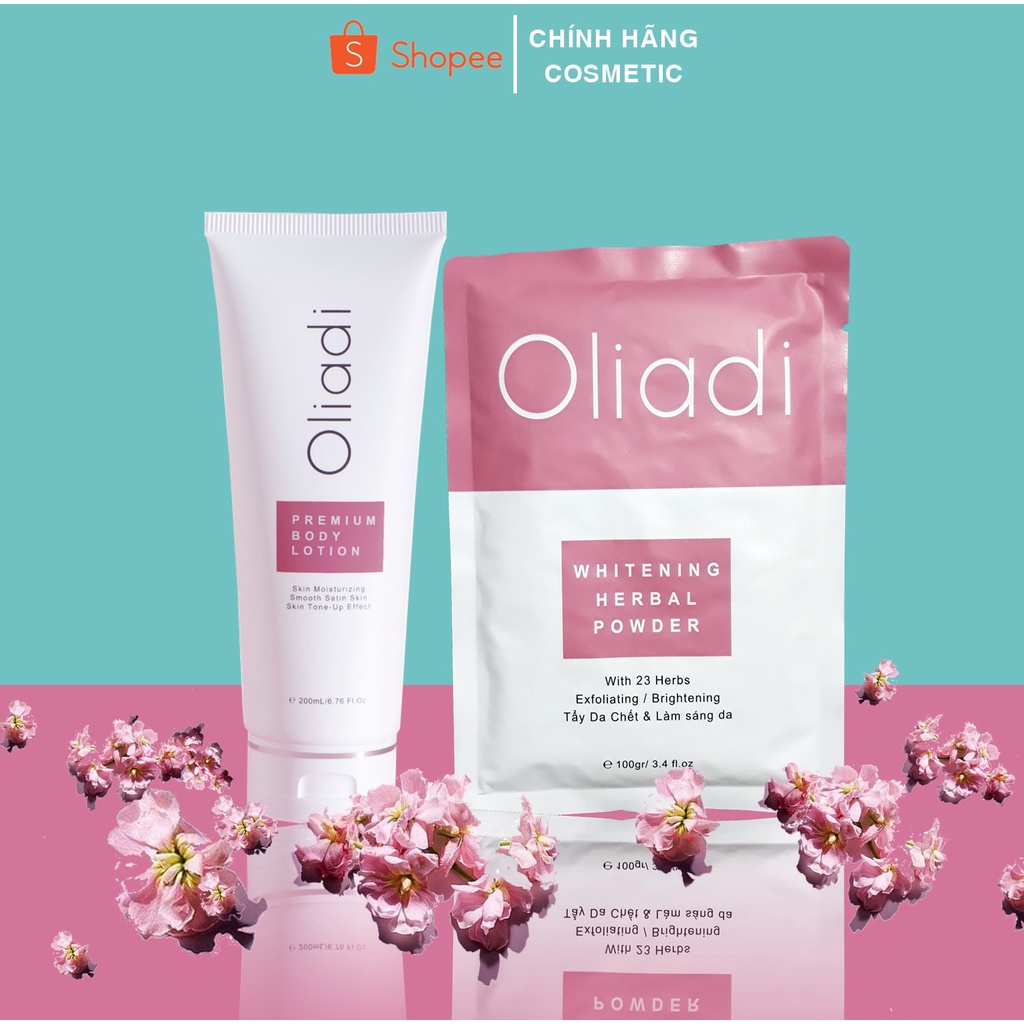 [TẶNG TẮM TRẮNG OLIADI] Kem Body Oliadi Dưỡng Trắng Toàn Thân Với Công Nghệ Hạt Nano Phân Tử 200ml - Chính Hãng