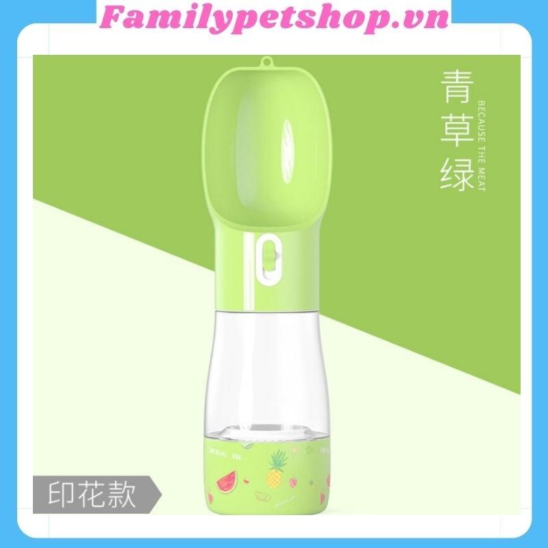 Bình nước di động cho chó mèo sử dụng khi đi dạo-đi du lịch-familypetshop.vn