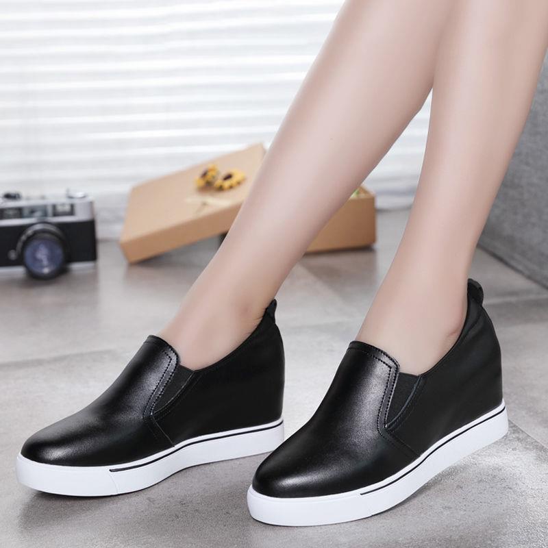 Giày Lười Đế Dày Thoáng Khí Thời Trang Xuân Thu Cho Nữ Size 33~41