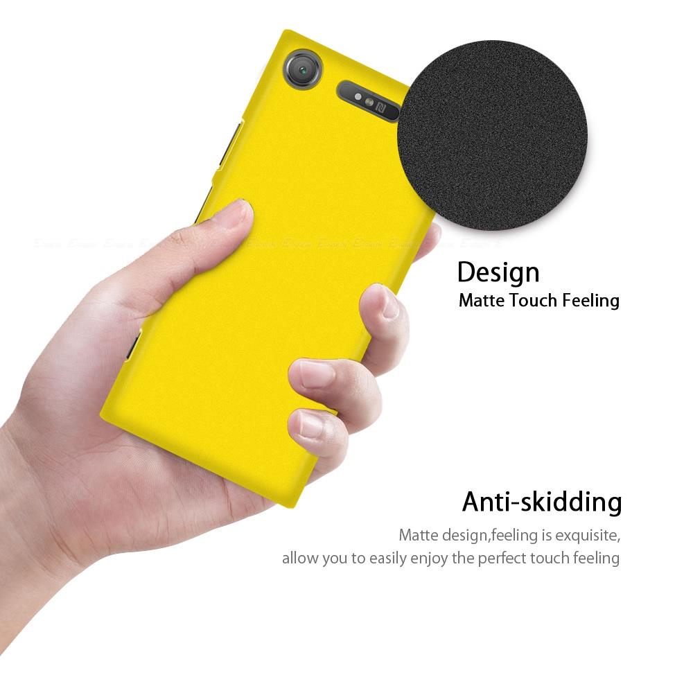 Ốp Điện Thoại PC Cứng Siêu Mỏng Mặt Nhám Cho Sony Xperia XZ3 X XZ1 XZ2 Compact Premium