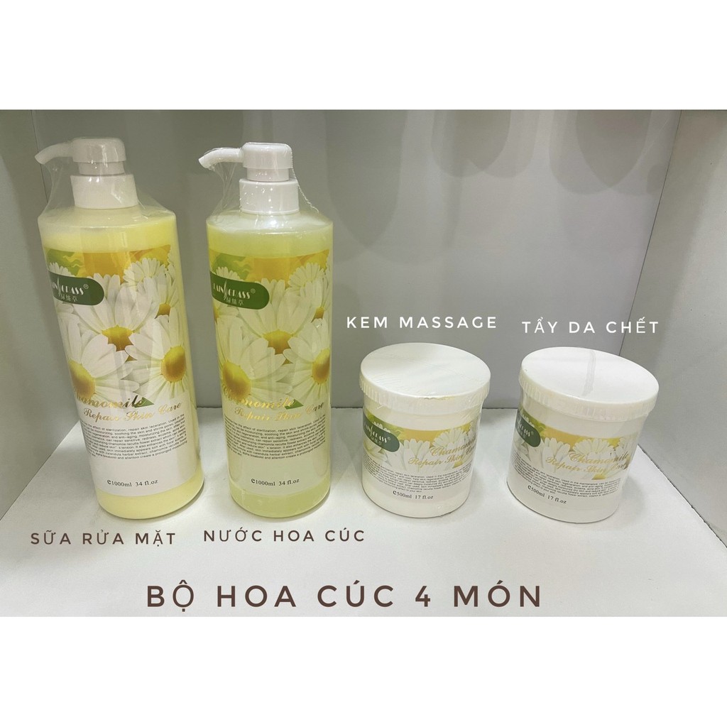 Bộ chăm sóc da Hoa cúc dành cho Spa